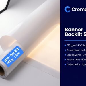 Banner Backlit 510g 1.6m — Cromatec NIO