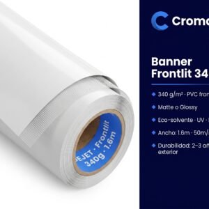Banner Frontlit 340g 1.6m — Cromatec EJET
