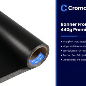 Banner Frontlit 440g Premium 1.6m — Cromatec NIO