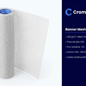 Banner Mesh 320g 1.6m — Cromatec EJET