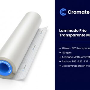 Laminado Frío Transparente 70mic — Cromatec EC2000