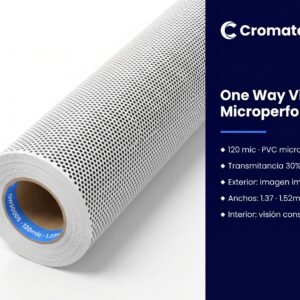 One Way Vision Microperforado 120mic — Cromatec OW9000S