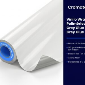 Vinilo Wrapping Polimérico 60mic Grey Glue — Cromatec ADVINYL